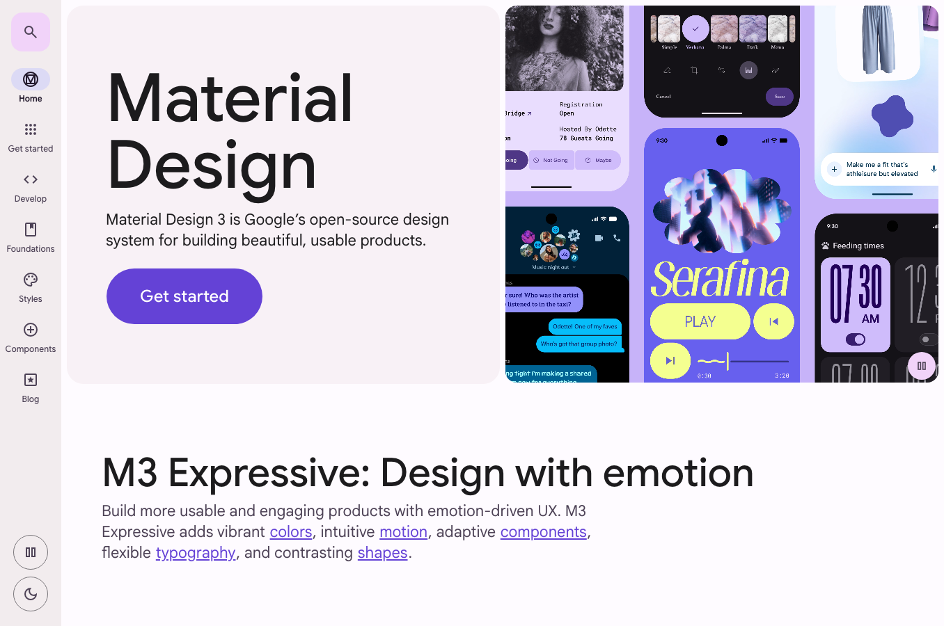 Material Design system