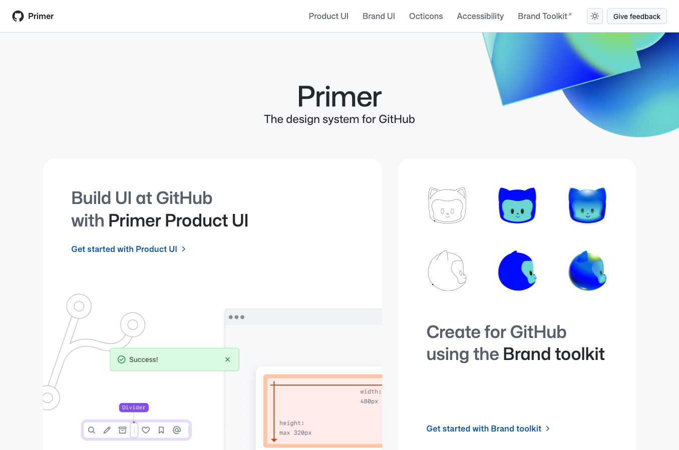 Primer design system