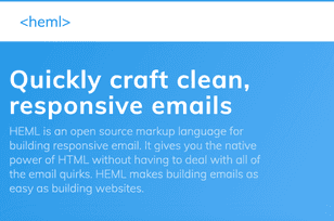 HEML email framework website
