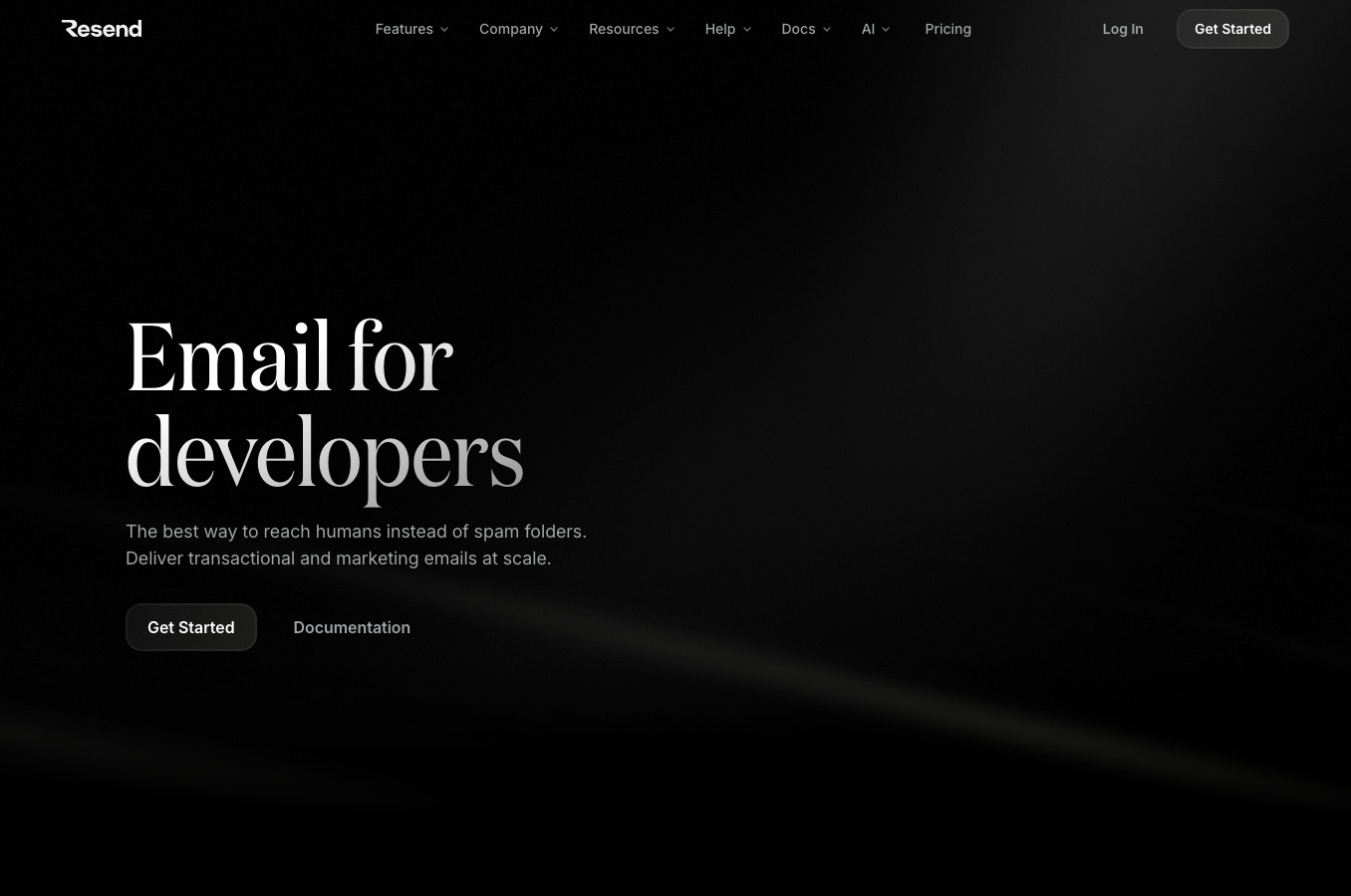 Resend email platform