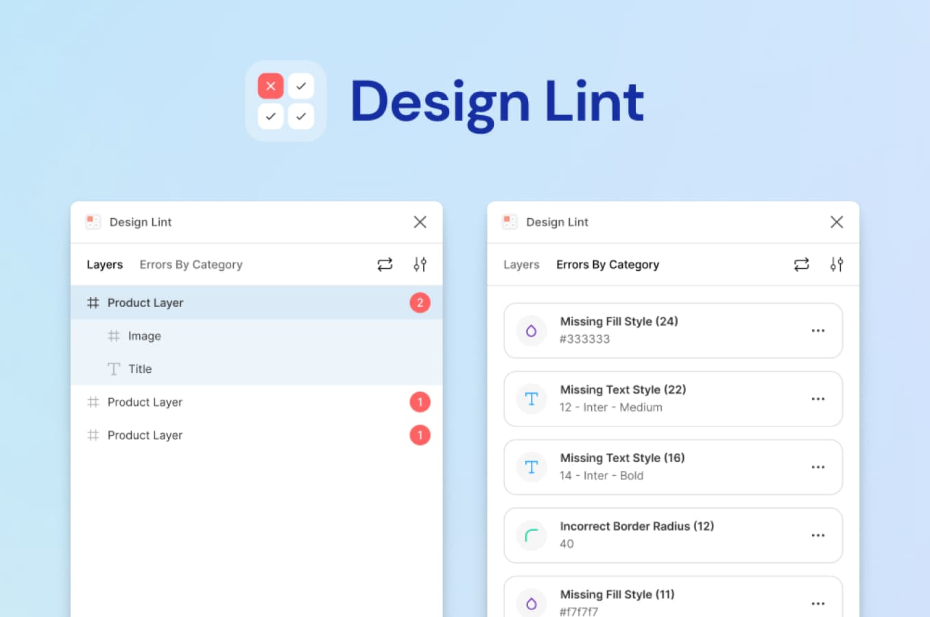 Design Lint Figma plugin