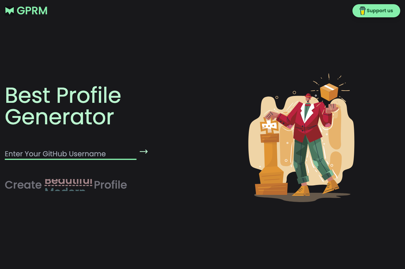 GPRM GitHub profile README generator