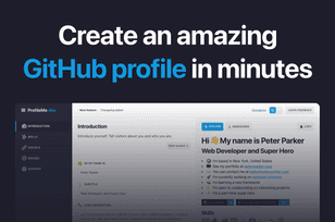 ProfileMe.dev GitHub tool