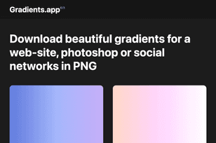 Gradients.app color tool