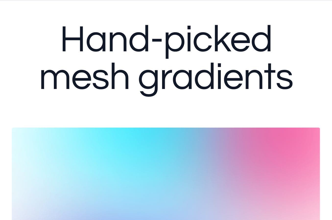 Ingradients mesh gradient collection