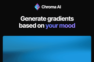 Chroma AI gradient generator