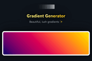 CSS Gradient Generator by Joshua Comeau website
