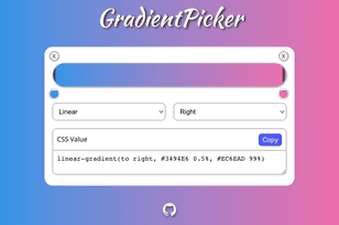 Gradient picker gradient generator
