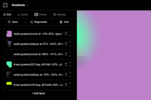 Gradients | Components AI gradient tool