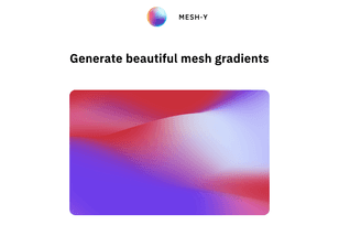 Mesh·y gradient generator website