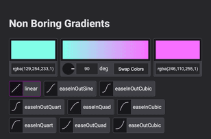 Non Boring Gradients tool