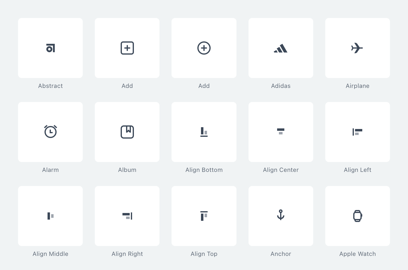 CSS Icons icon library