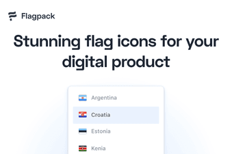 Flagpack icon library