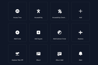 Fluent icon set