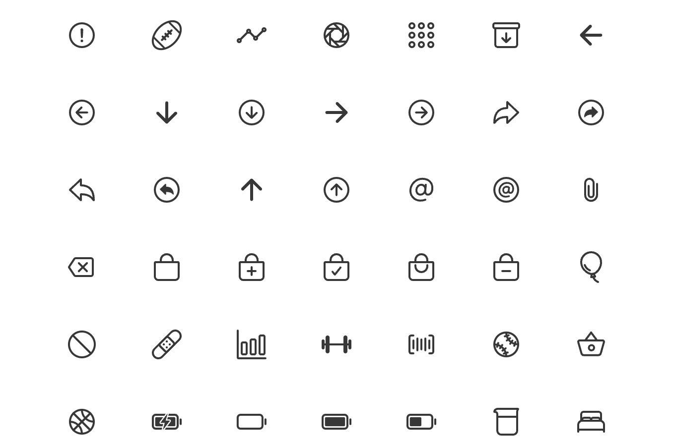 Ionicons icon library