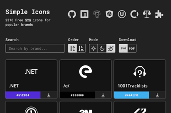 Simple Icons icon library