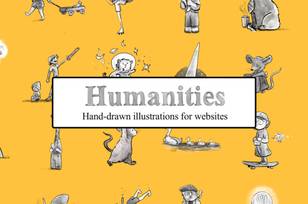 Humanities illustration library