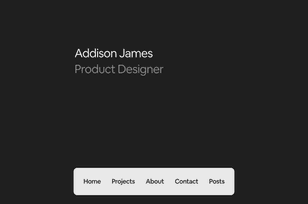 Addison James's product designer portfolio