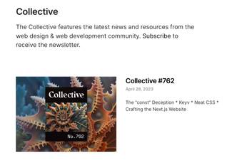 Codrops Collective newsletter