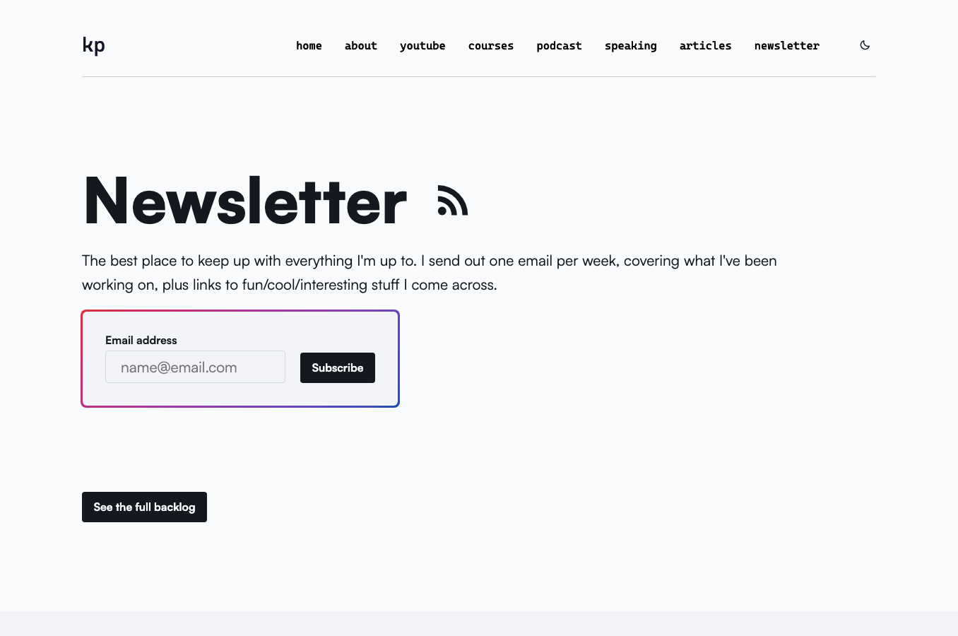 Kevin Powell newsletter