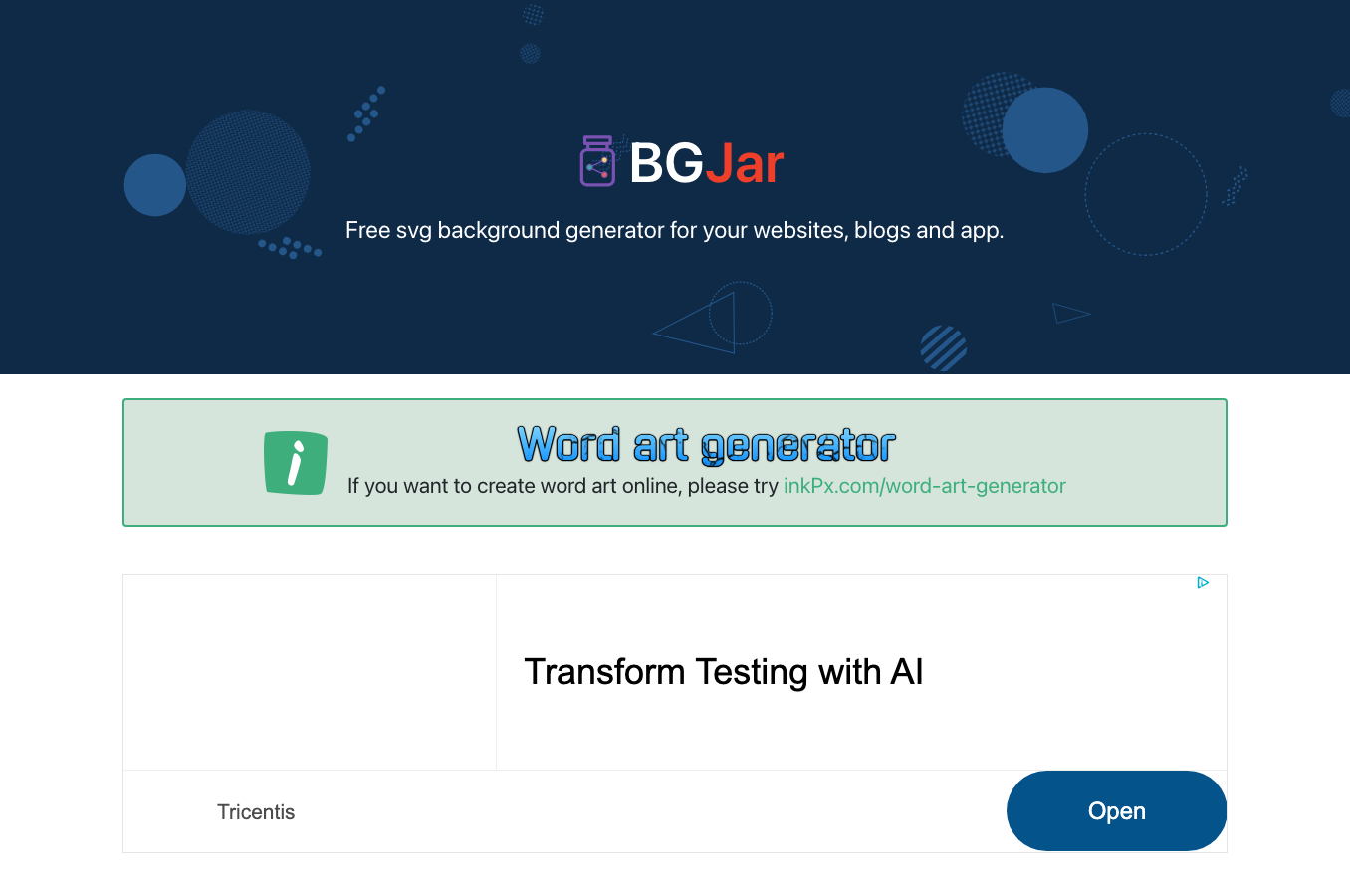Bgjar generator
