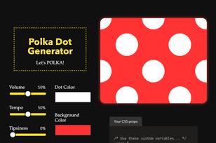 Polka Dot Generator pattern tool