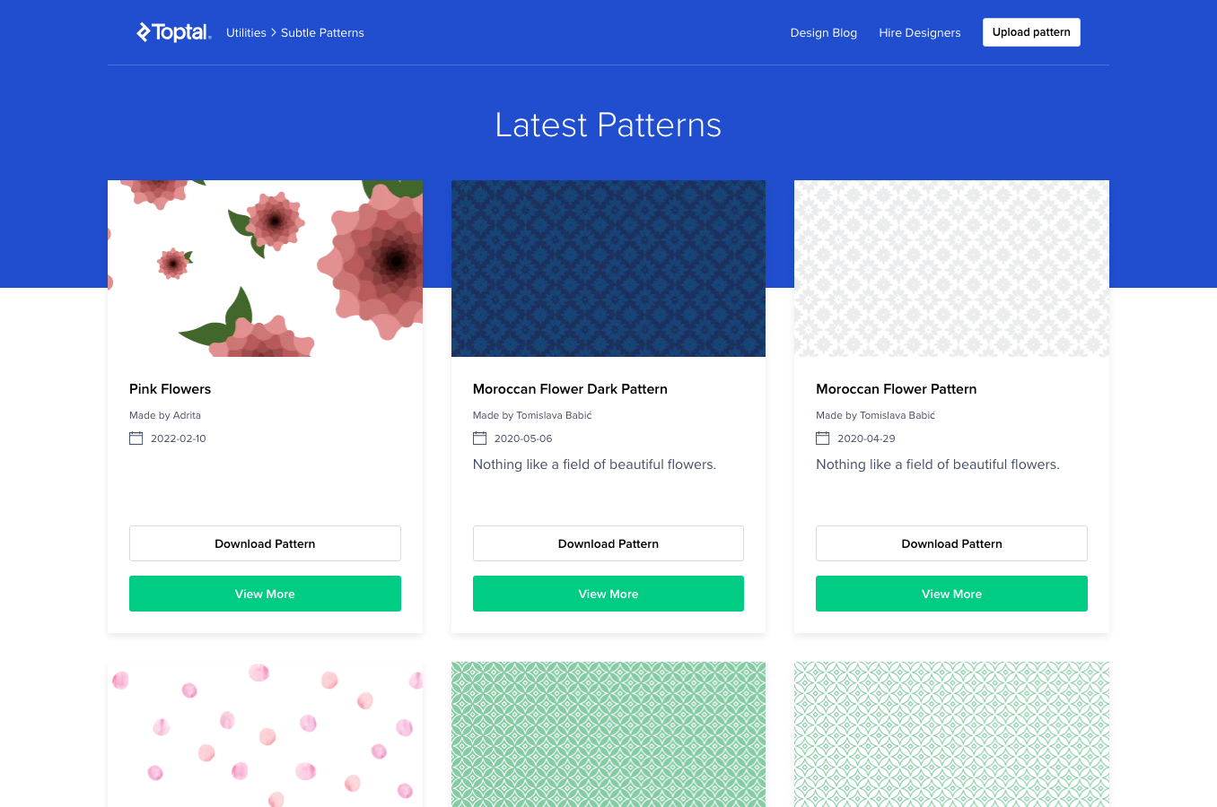 Subtle Patterns generator