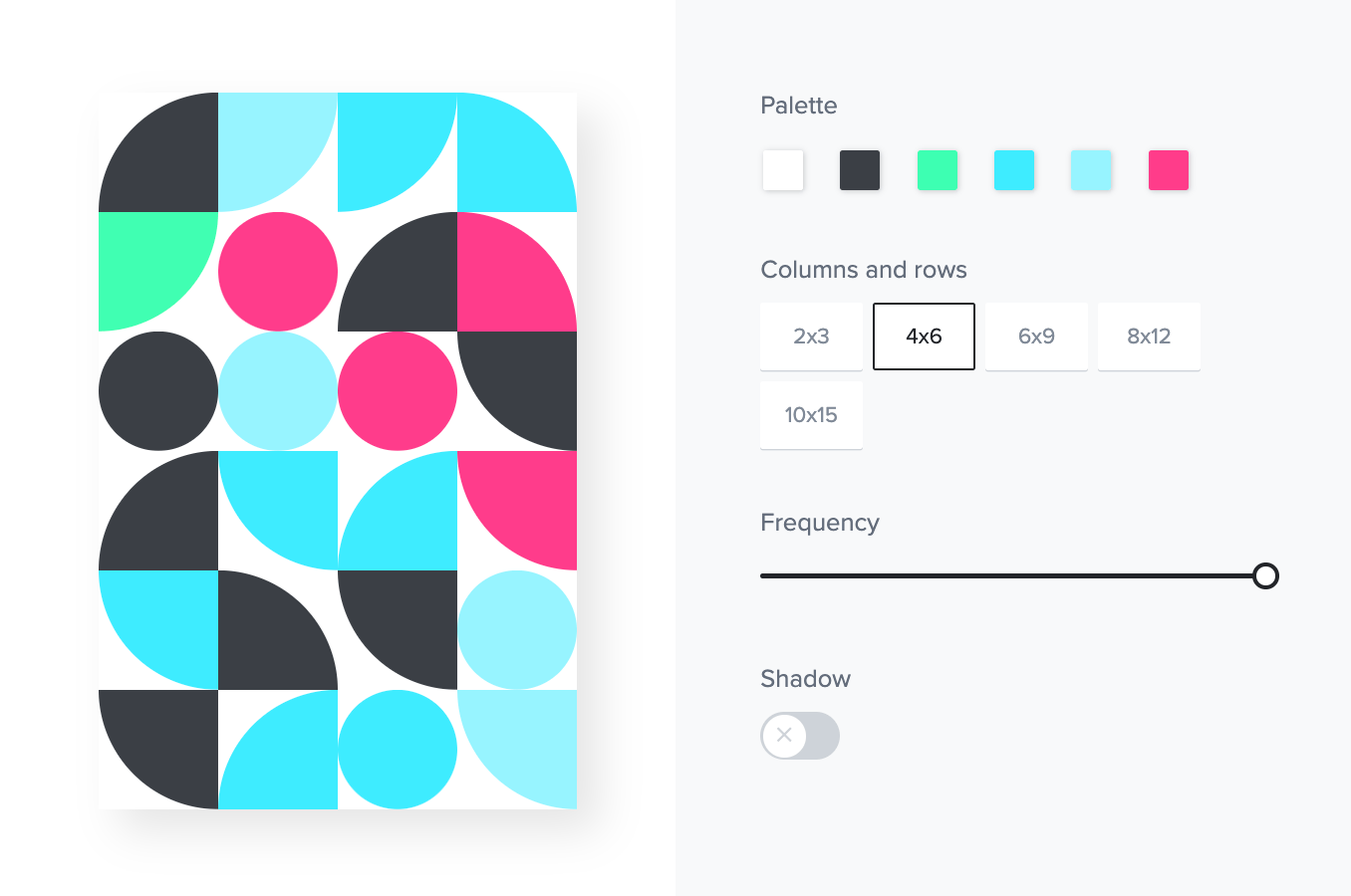 Tabbied pattern generator