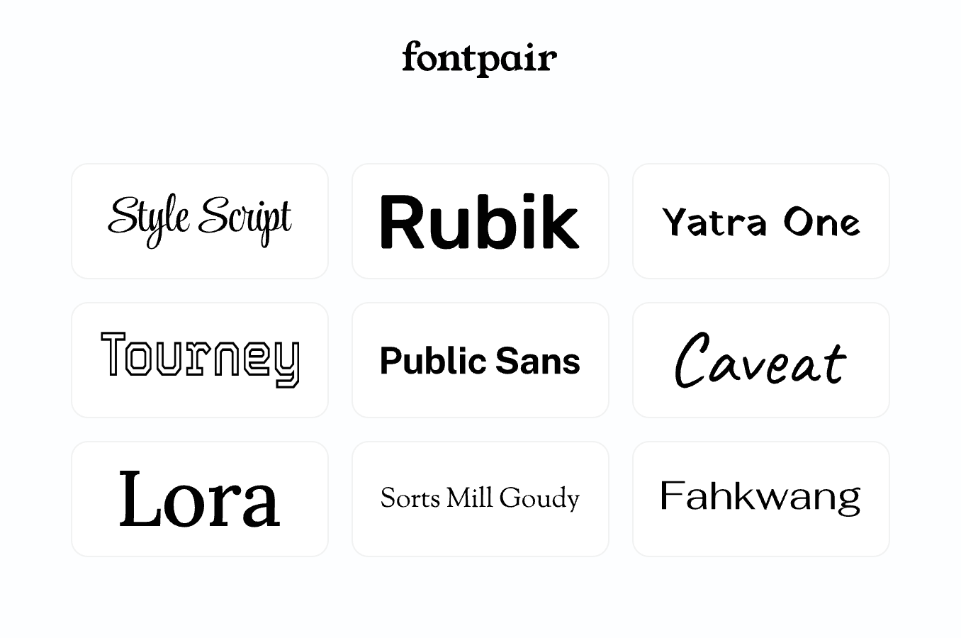 Fontpair typography tool