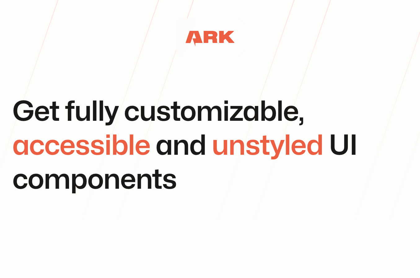 Ark UI component library