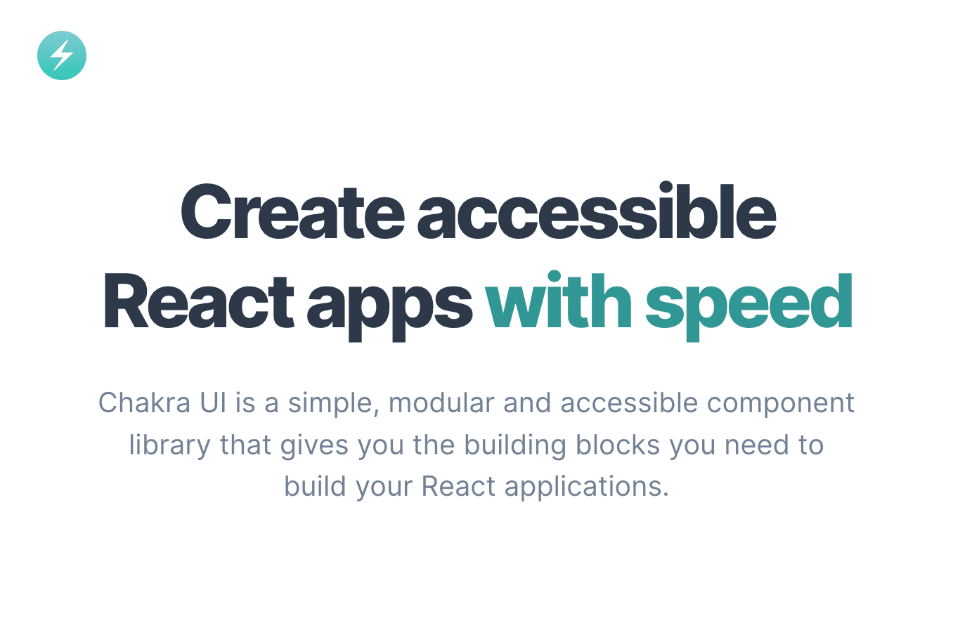 Chakra UI component library