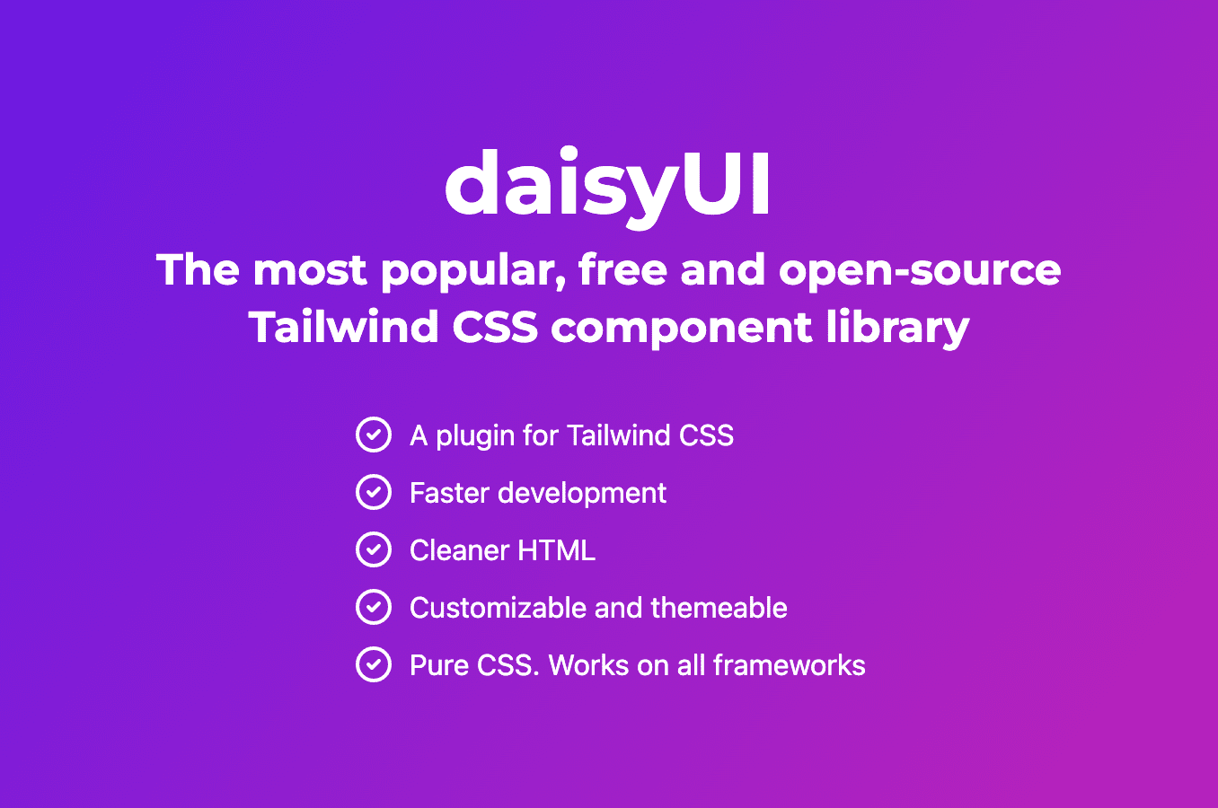 DaisyUI component library