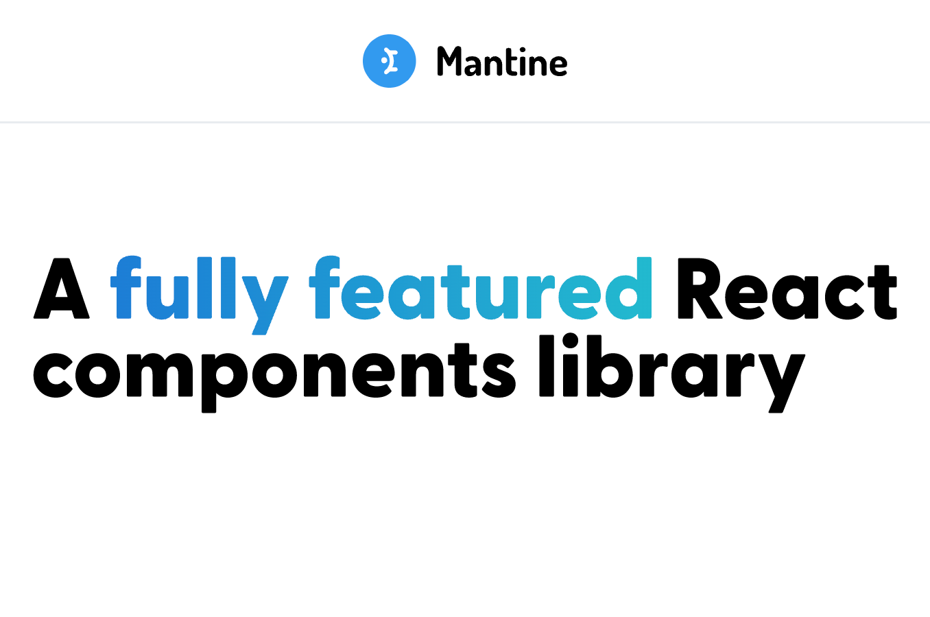 Mantine component library