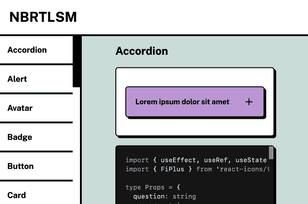 Neobrutalism components UI component library