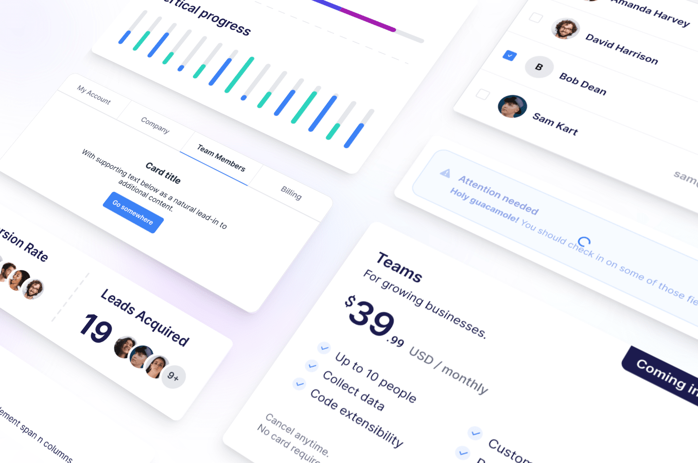 Preline UI component library