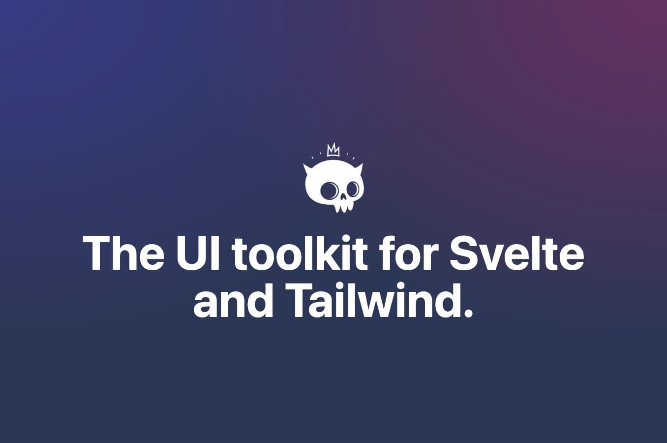 Skeleton Svelte component library