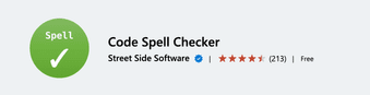 Code Spell Checker Visual Studio Code extension