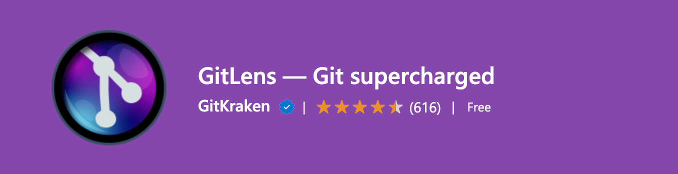 GitLens Visual Studio Code extension
