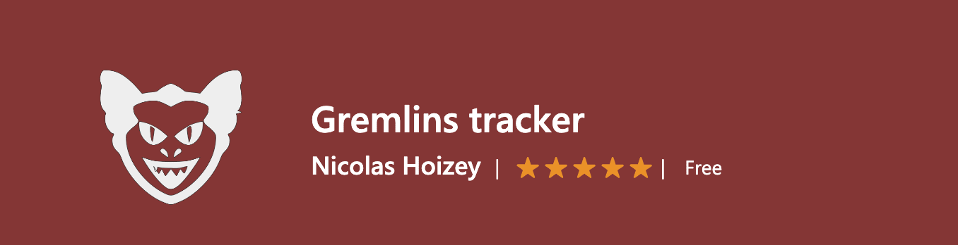 Gremlins Tracker VS Code extension