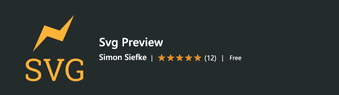 Svg Preview Visual Studio Code extension