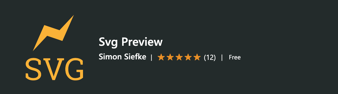 SVG Preview Visual Studio Code extension