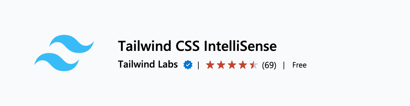 Tailwind CSS IntelliSense Visual Studio Code extension