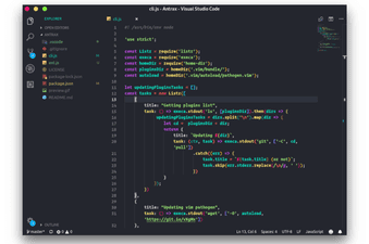 Andromeda Visual Studio Code theme