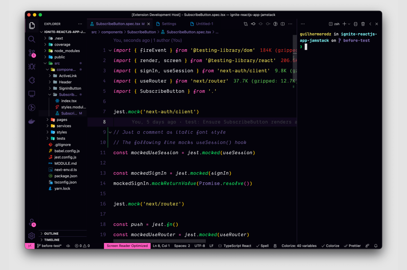Omni Owl Visual Studio Code theme