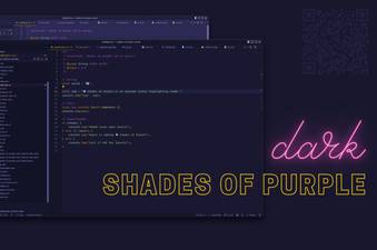 Shades of Purple Visual Studio Code theme