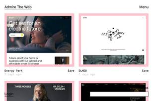 Admire The Web web design inspiration