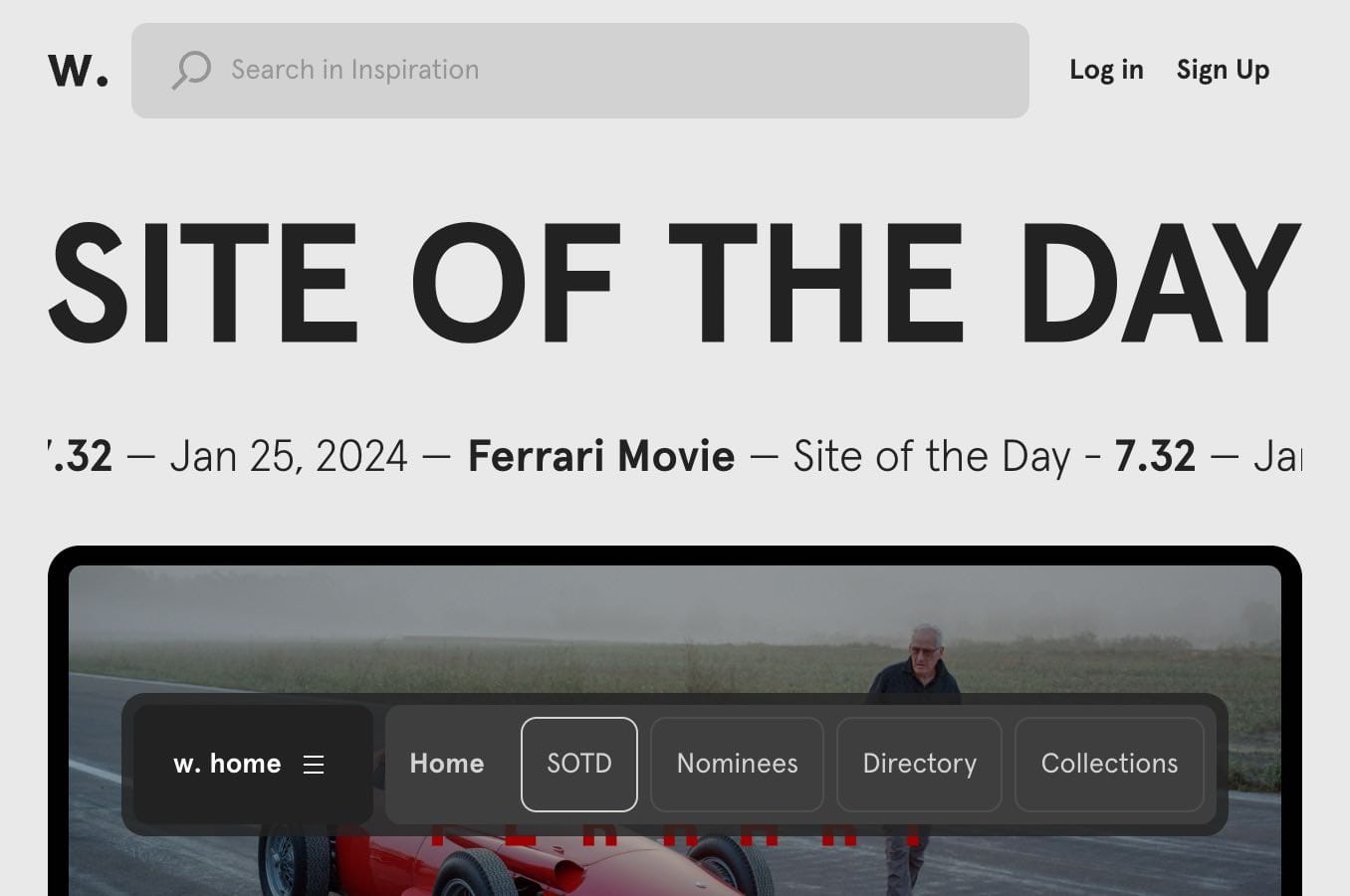 Awwwards web design inspiration