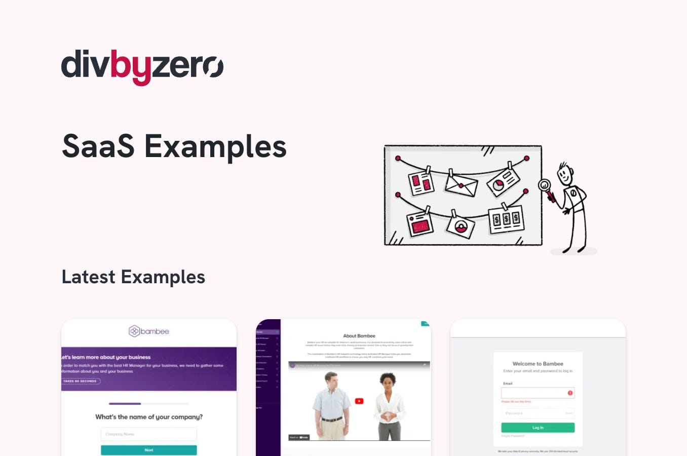 SaaS Examples web design inspiration