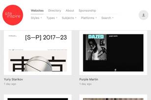 Siteinspire web design inspiration