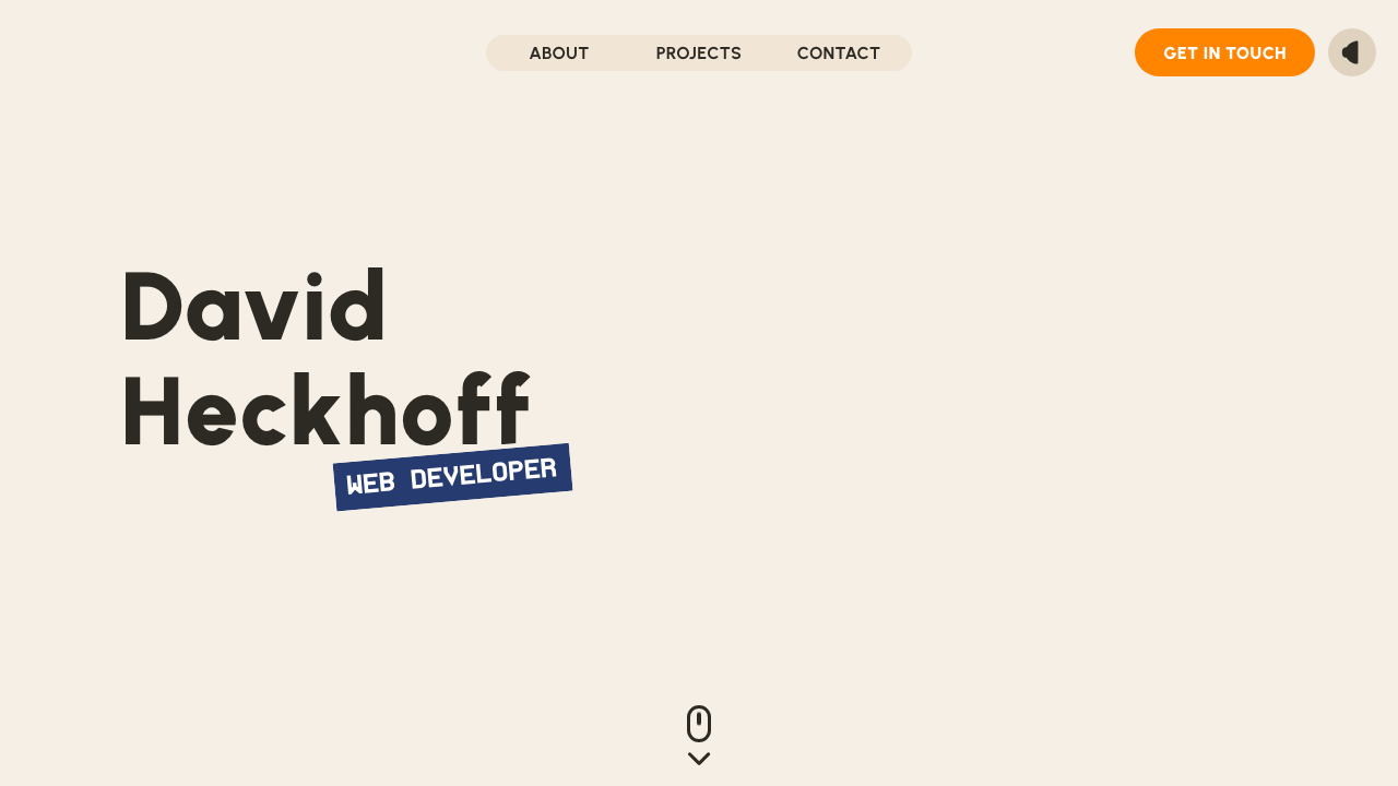 David Heckhoff website creative portfolio
